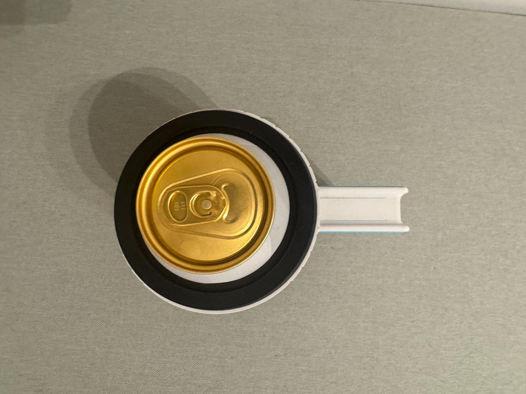 Mercedes-Inspired Beer Can Holder with Handle | 3D Printed Can Cooler | F1 Racing Style Drink Holder | Fits 440ml Cans