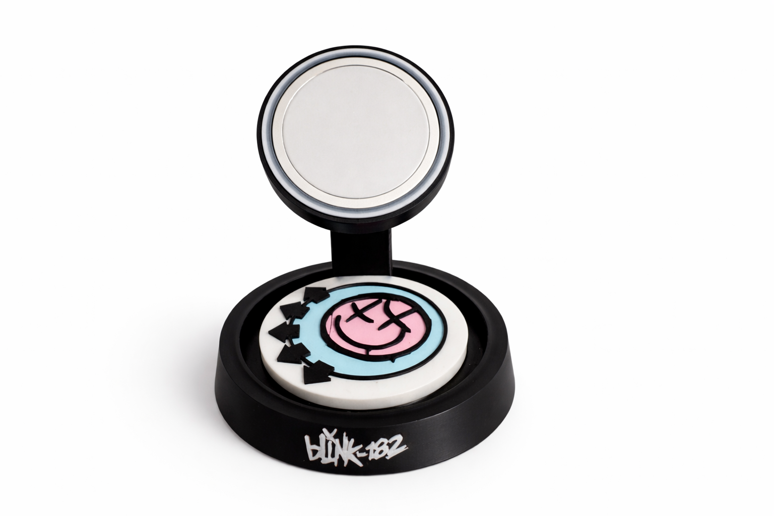 Blink-182 MagSafe Charger Stand | 3D Printed Phone Dock | Pop Punk Desk Setup | iPhone Magnetic Stand | Gift for Music Fans