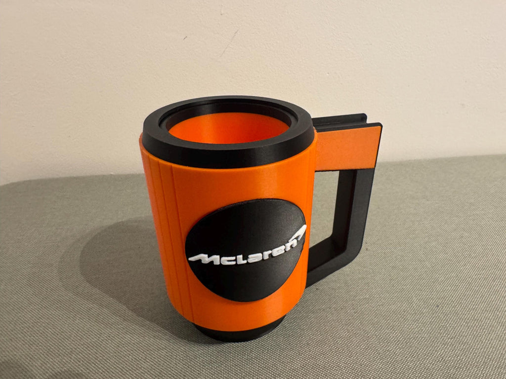 McLaren F1 Style Beer Can Holder – 440ml | 3D Printed Can Cooler with Handle