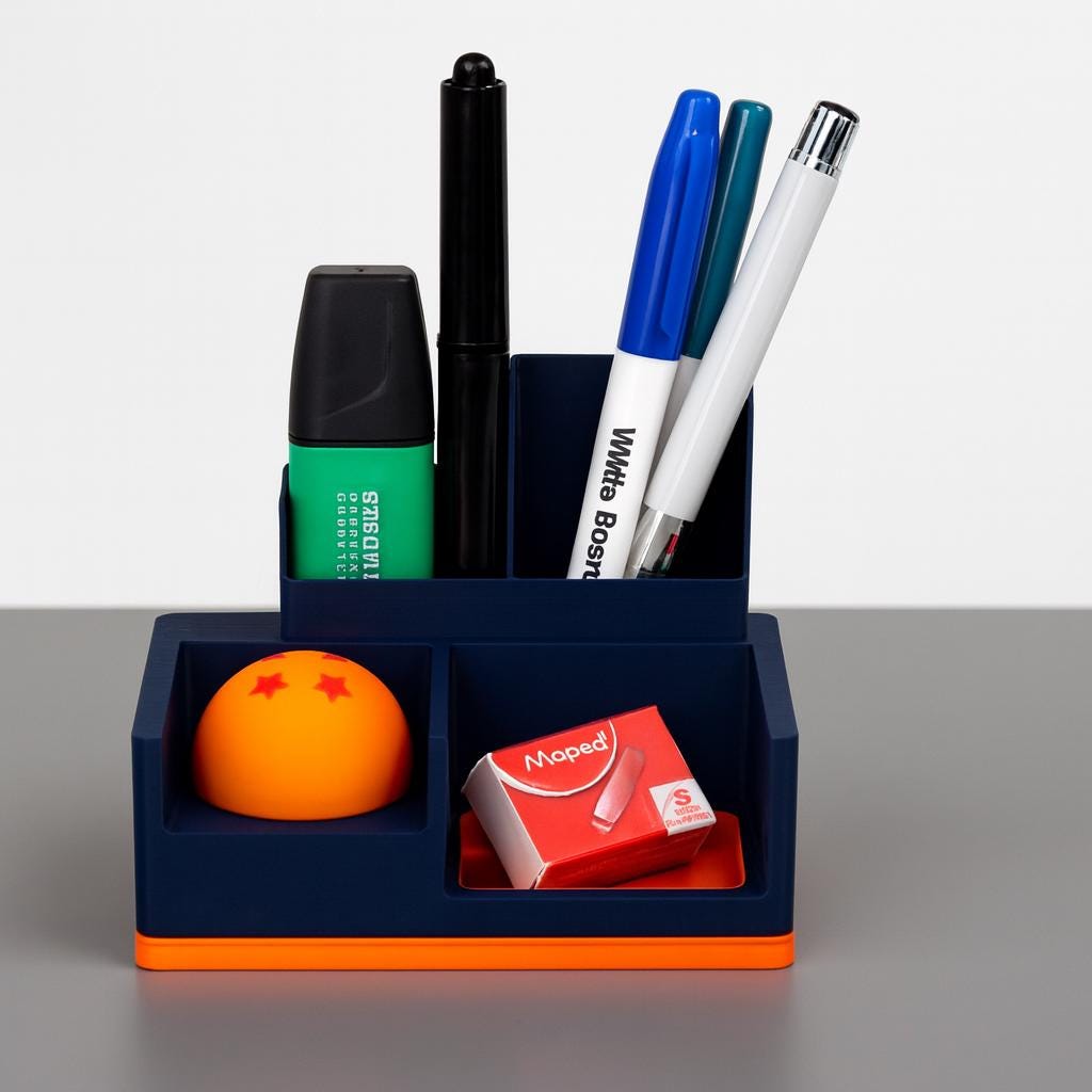 Dragon Ball Z Desk Organizer – Anime-Inspired Pen & Stationery Holder