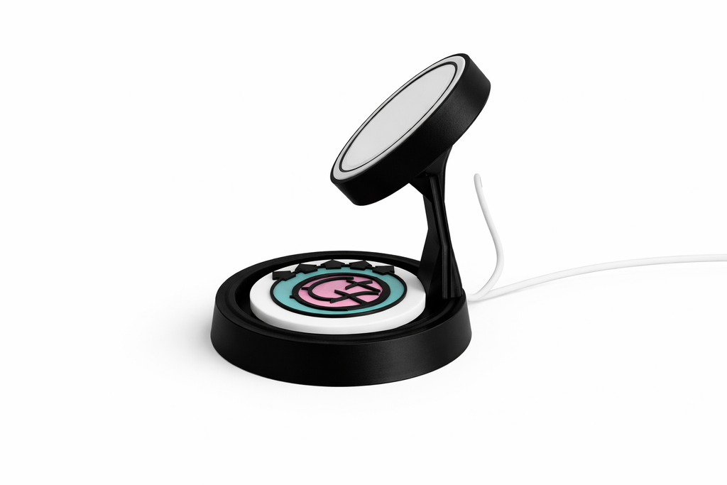Blink-182 MagSafe Charger Stand | 3D Printed Phone Dock | Pop Punk Desk Setup | iPhone Magnetic Stand | Gift for Music Fans