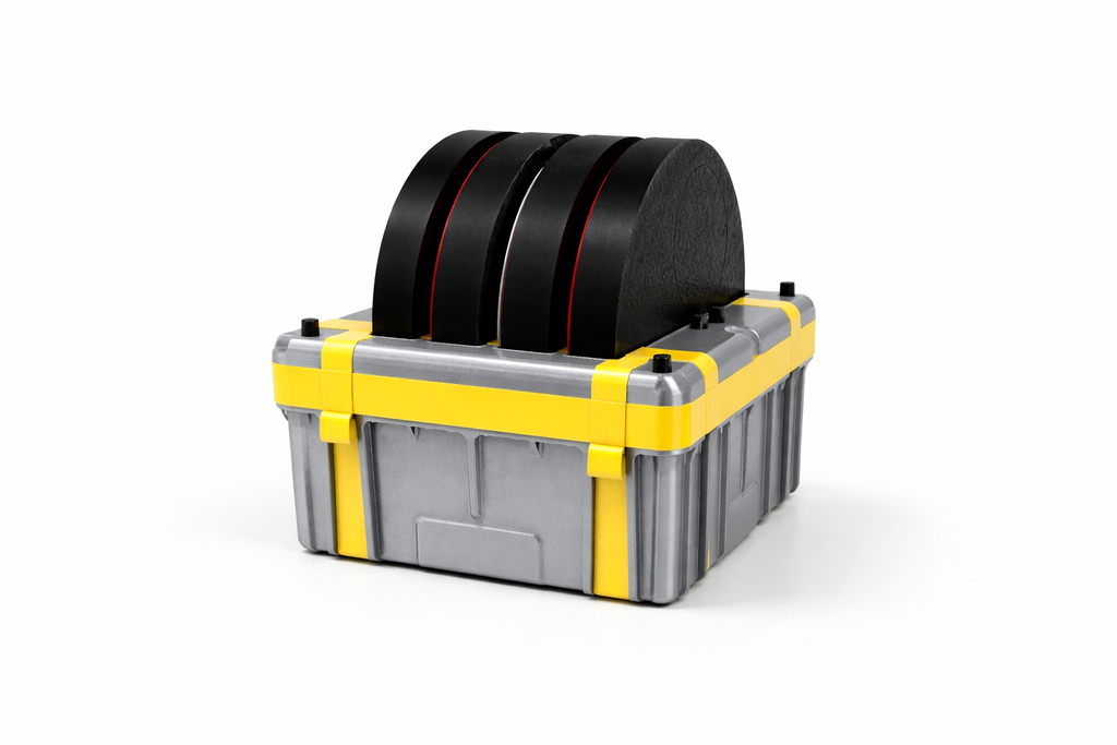 Death Stranding Inspired Coaster Set with Holder – 3D Printed Gaming Coasters – Sci-Fi Drink Coasters – Gamer Gift – Desk Accessories