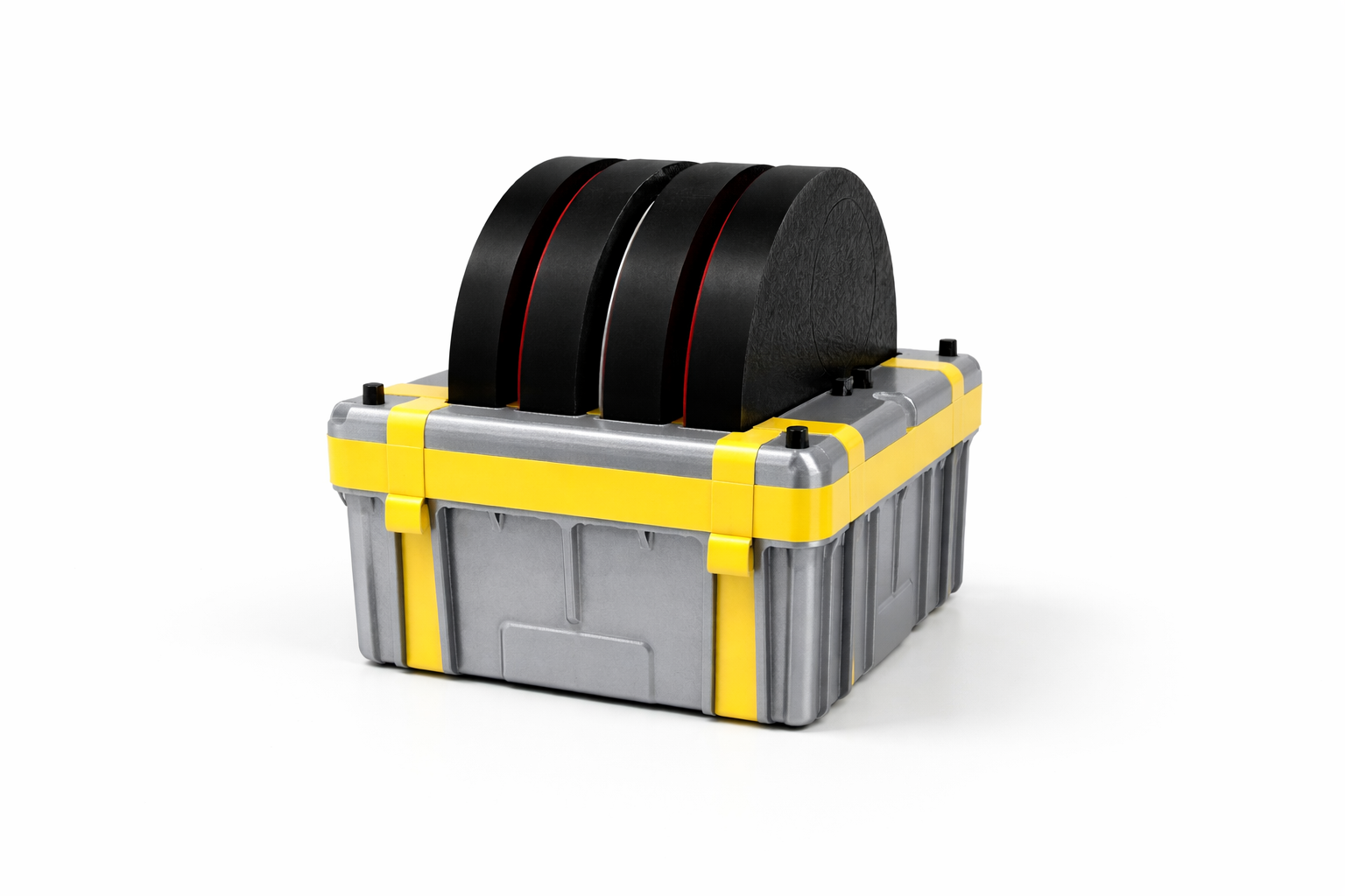 Death Stranding Inspired Coaster Set with Holder – 3D Printed Gaming Coasters – Sci-Fi Drink Coasters – Gamer Gift – Desk Accessories