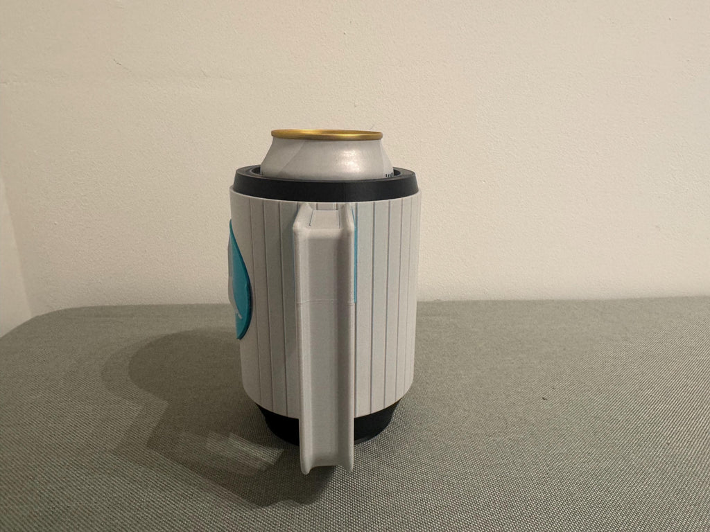 Mercedes-Inspired Beer Can Holder with Handle | 3D Printed Can Cooler | F1 Racing Style Drink Holder | Fits 440ml Cans