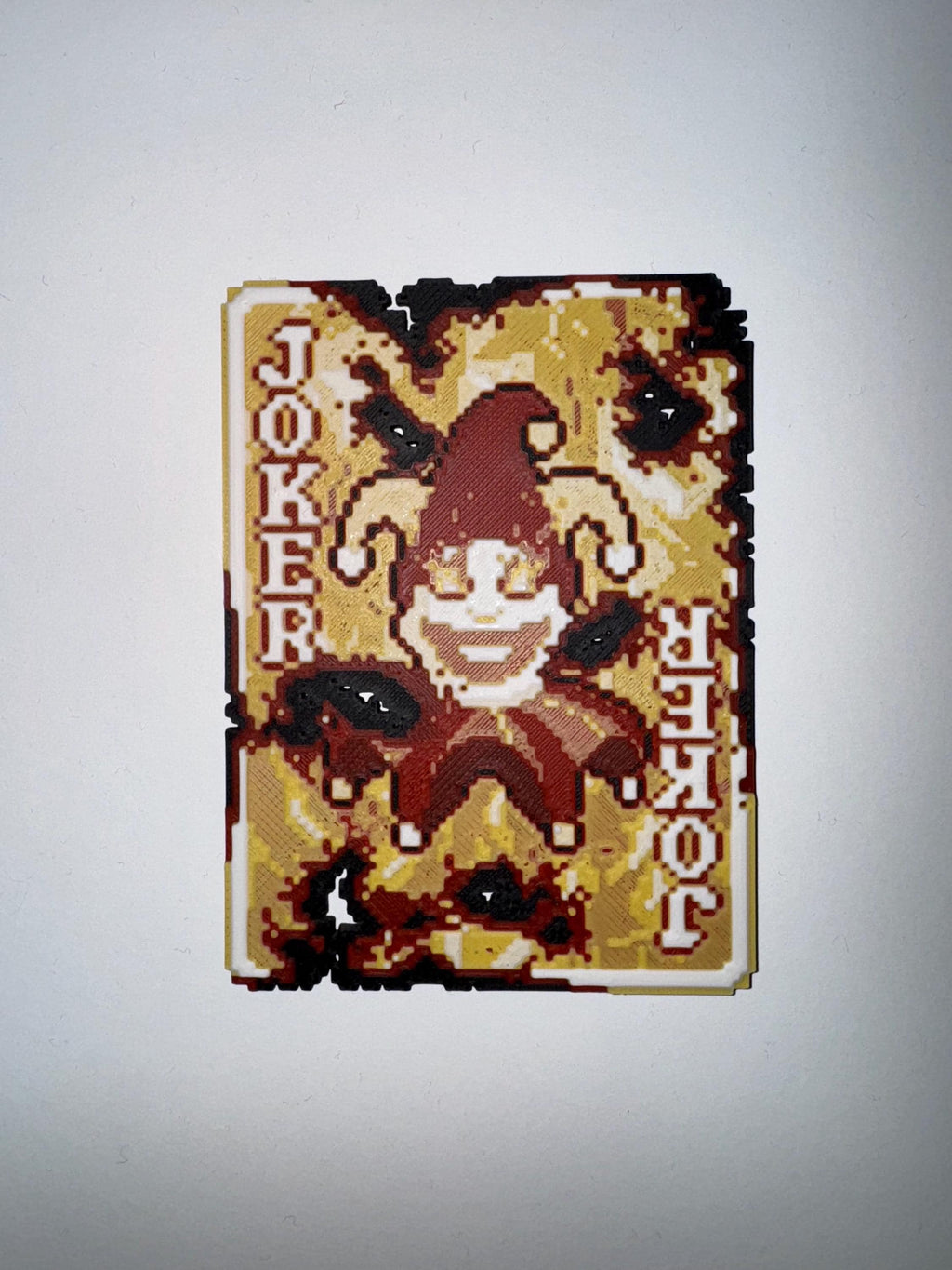 3D Printed Balatro Joker Card – Video Game Fan Art, Collectible Display Card, Gamer Gift