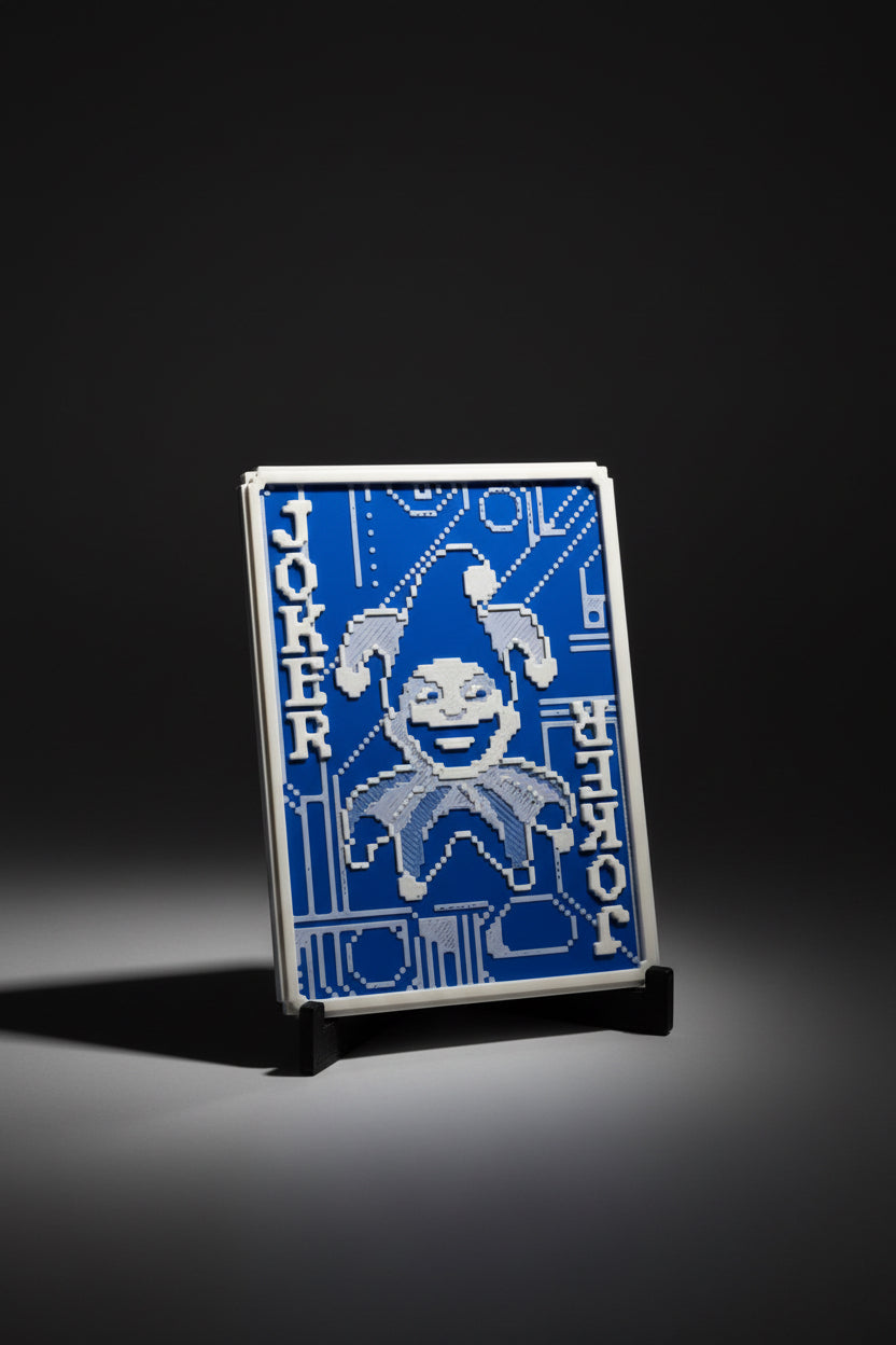 3D Printed Balatro Joker Card – Video Game Fan Art, Gamer Gift