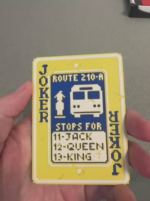 Balatro Physical Card | Free Stand | Ride The Bus Card