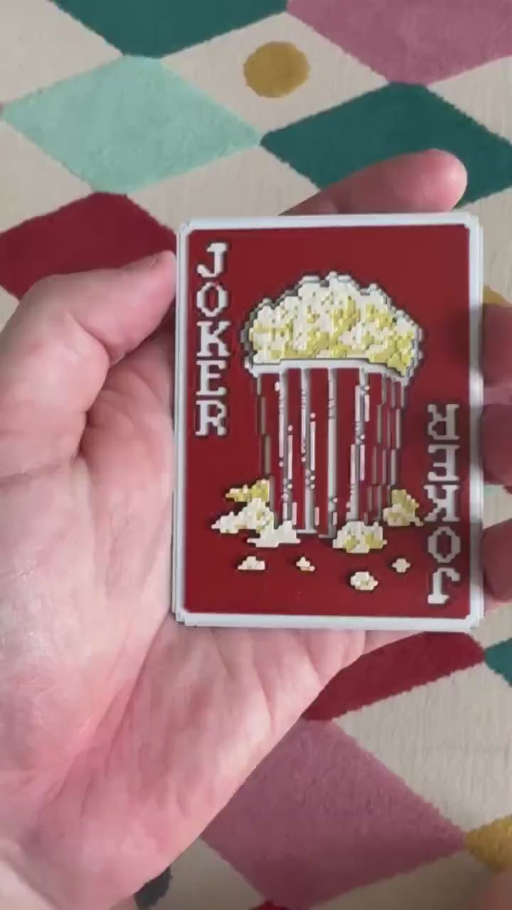 3D Printed Balatro Joker Card – Video Game Fan Art, Collectible Display Card, Gamer Gift
