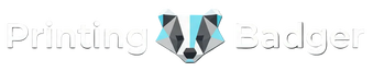 Printing Badger Logo with Low Poly Icon