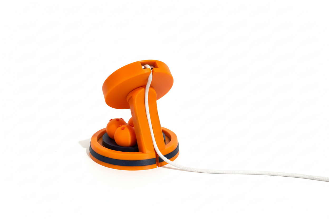 Product with angled charging pad - white background