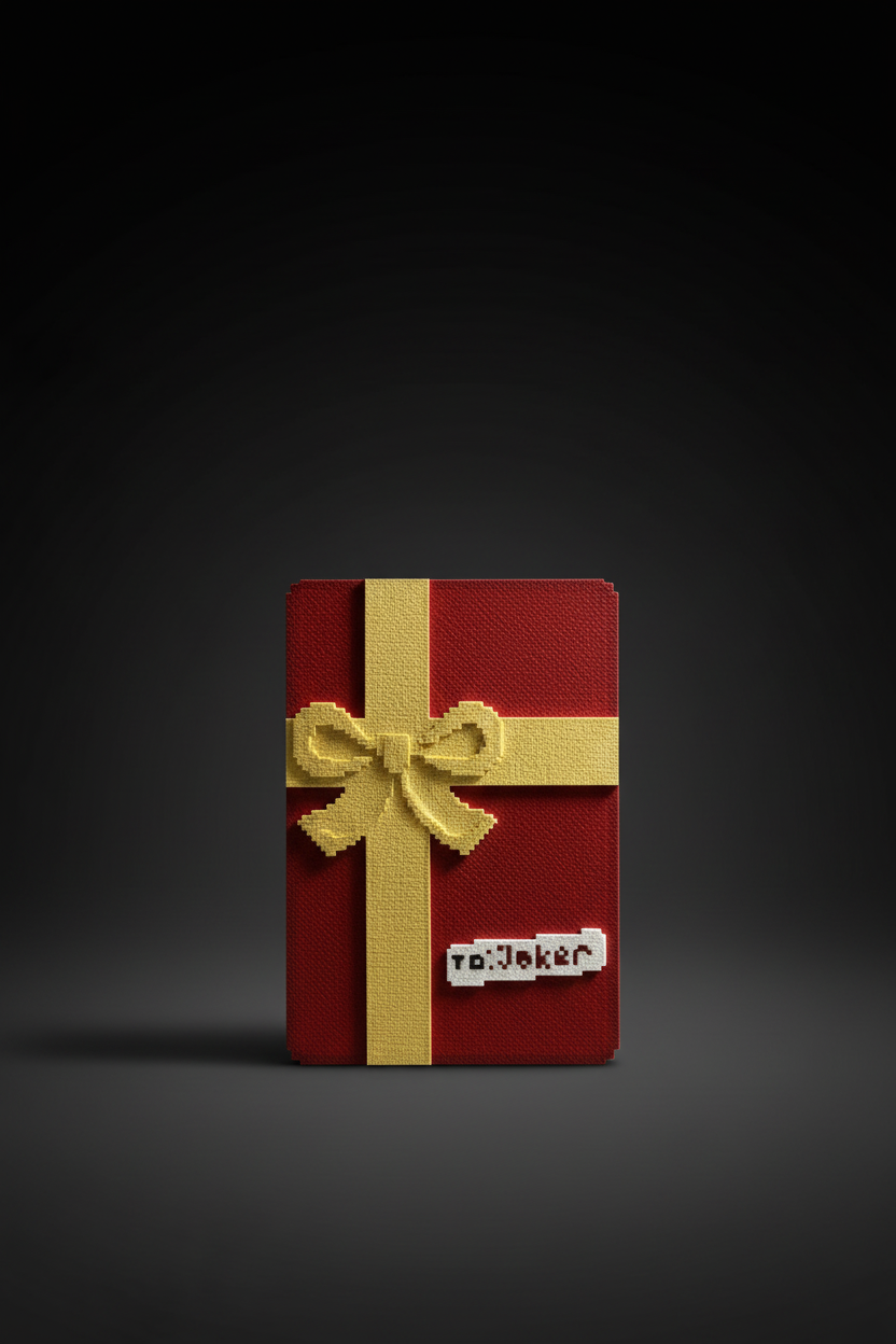 Professional Gift Box Joker Card